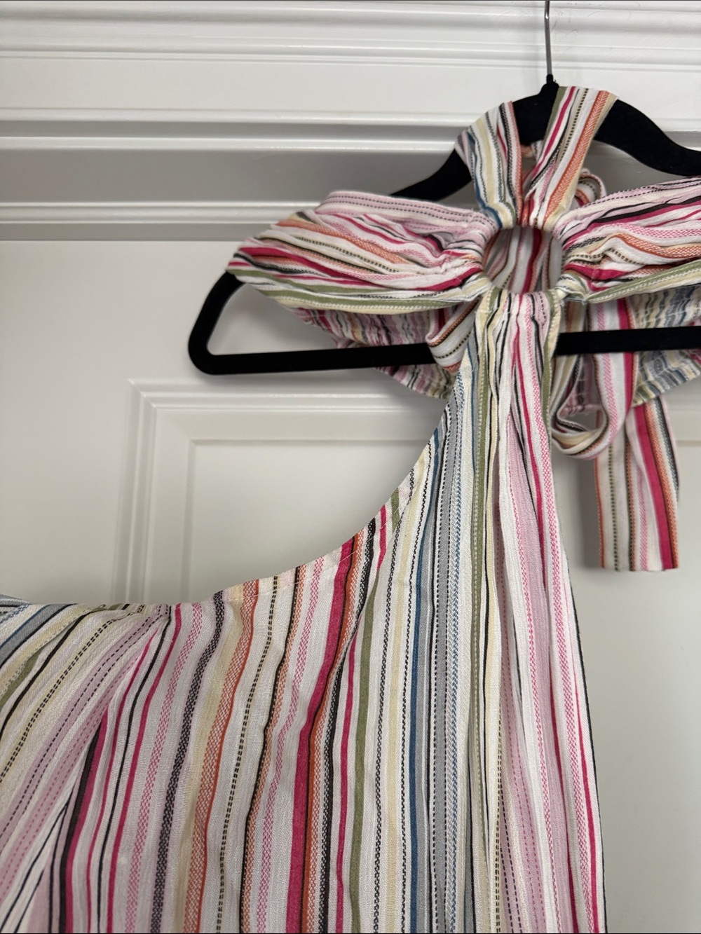 Elan Striped Halter Maxi Dress - Picture 4 of 6